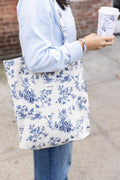 signature toile tote bag (FRENCH WINK)