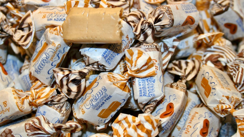 Andy Anand Sugar-Free Creamy Taffy Toffee, 33 pc, 7 oz – Caramel, Chocolate & Coffee, Gluten-Free, Made in Europe, Diabetic-Friendly Gift