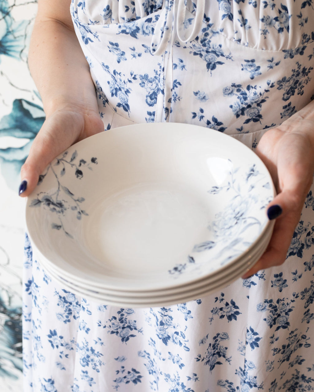 martha stewart french garden party dinnerware set {six items per piece set}